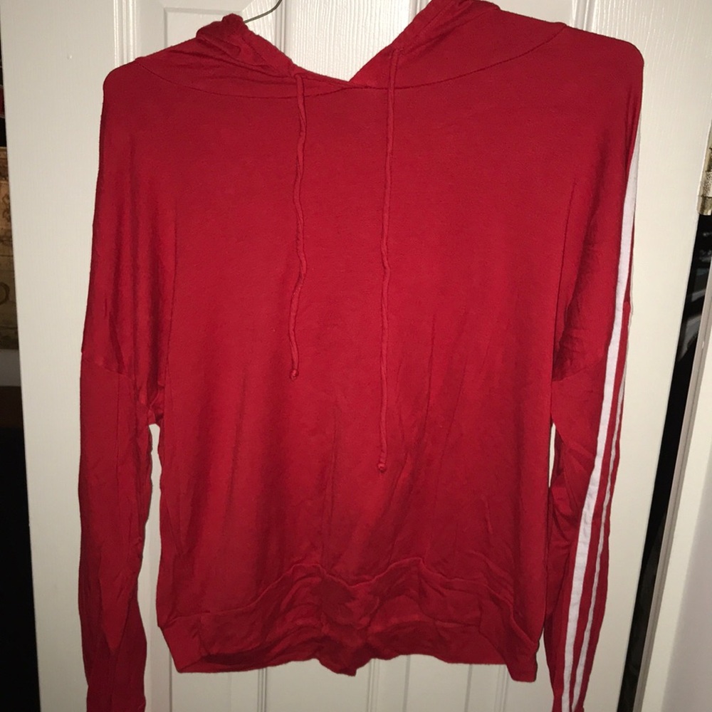 Red Lightweight Sweater Charlotte Russe